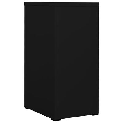 vidaXL Kancelářská skříň černá 46 x 62 x 102,5 cm ocel