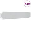 vidaXL Tr&aacute;vn&iacute; lem 10 ks pozinkovan&aacute; ocel 100 x 20 cm