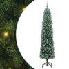 vidaXL Uměl&yacute; v&aacute;nočn&iacute; stromeček Zelen&aacute; 210 cm PVC, ocel a plast
