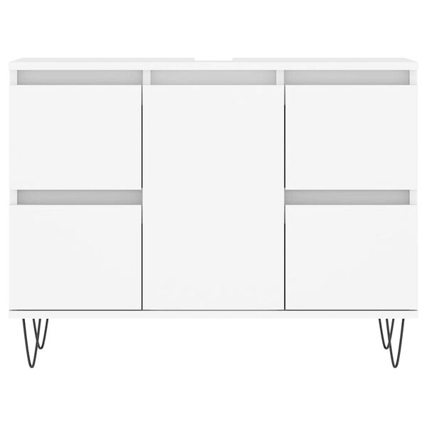 vidaXL Koupelnová skříňka bílá 80 x 33 x 60 cm kompozitní dřevo