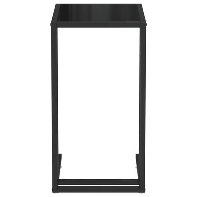 vidaXL Stolek na notebook černý 50 x 35 x 65 cm tvrzené sklo