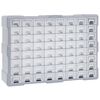 vidaXL Organiz&eacute;r se 64 z&aacute;suvkami 52 x 16 x 37,5 cm