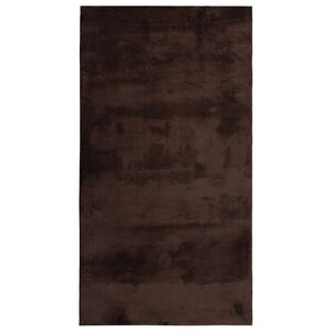 vidaXL Kusov&eacute; koberce Obd&eacute;ln&iacute;kov&yacute; HUARTE Hněd&aacute; 110 x 60 cm Polyester