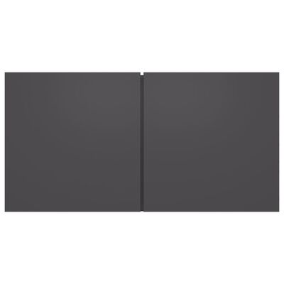 vidaXL 7dílný set TV skříněk šedý dřevotříska