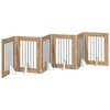 vidaXL Skl&aacute;dac&iacute; ps&iacute; br&aacute;na se stojany 6 pcs Dub artisan 362 cm