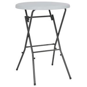 vidaXL Skl&aacute;dac&iacute; barov&yacute; stůl b&iacute;l&yacute; 80 x 110 cm HDPE