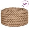 vidaXL Jutov&eacute; lano 5 m dlouh&eacute; 50 mm siln&eacute;