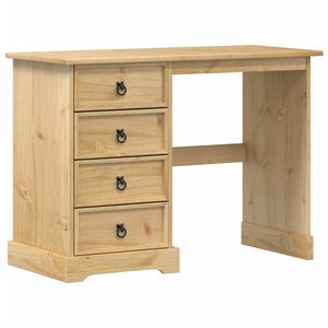 vidaXL Toaletn&iacute; stolek Corona 104 x 47 x 75 cm masivn&iacute; borov&eacute; dřevo