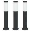 vidaXL Sloupkov&aacute; světla 3 ks 50 cm nerezov&aacute; ocel IP44