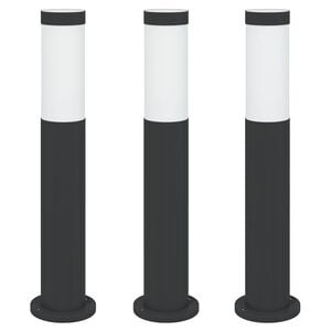 vidaXL Sloupkov&aacute; světla 3 ks 50 cm nerezov&aacute; ocel IP44