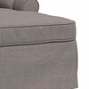 vidaXL Lounge chaise s vol&aacute;nem Taupe 91 x 157 x 91 cm textil