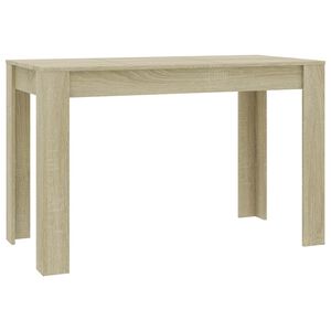 vidaXL J&iacute;deln&iacute; stůl dub sonoma 120 x 60 x 76 cm kompozitn&iacute; dřevo