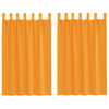 vidaXL Vo&aacute;lov&eacute; z&aacute;clony s poutky 2 ks oranžov&eacute; 140x175 cm