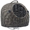 vidaXL Přepravka pro kočku &scaron;ed&aacute; 45 x 35 x 35 cm př&iacute;rodn&iacute; vrba