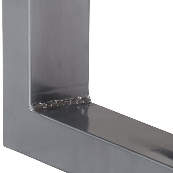 vidaXL Konzolový stolek 115 x 35 x 76 cm masivní akácie a železo