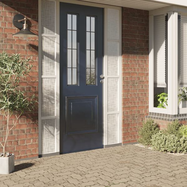 vidaXL Okenn&iacute; f&oacute;lie matn&aacute; hvězdicov&yacute; vzor 90 x 500 cm PVC