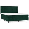 vidaXL Box spring postel s matrac&iacute; tmavě zelen&aacute; 180x200 cm samet