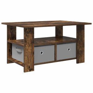 vidaXL Konferenčn&iacute; stolek Kouřov&yacute; dub 77 x 55 x 42 cm Kompozitn&iacute; dřevo