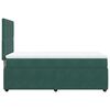 vidaXL Box spring postel s matrac&iacute; tmavě zelen&aacute; 80 x 200 cm samet