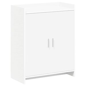 vidaXL Skř&iacute;ň na obuv se dveřmi B&iacute;l&aacute; 73,5 x 36 x 92 cm Kompozitn&iacute; dřevo