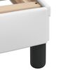 vidaXL R&aacute;m postele Viana s LED bez matrace b&iacute;l&yacute; 180 x 200 cm