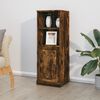 vidaXL Skř&iacute;ň highboard kouřov&yacute; dub 36 x 35,5 x 103,5 kompozitn&iacute; dřevo