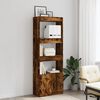 vidaXL Skř&iacute;ň highboard kouřov&yacute; dub 63 x 33 x 180 cm kompozitn&iacute; dřevo