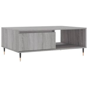 vidaXL Konferenčn&iacute; stolek &scaron;ed&yacute; sonoma 90 x 60 x 35 cm kompozitn&iacute; dřevo