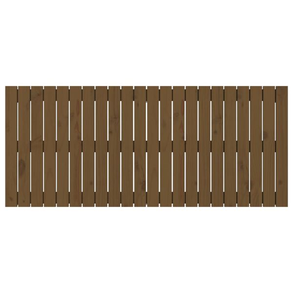 vidaXL N&aacute;stěnn&eacute; čelo postele medově hněd&eacute; 140x3x60 cm masivn&iacute; borovice