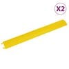 vidaXL Kabelov&eacute; mosty 2 ks 98,5 cm žlut&eacute;