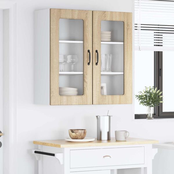 vidaXL Kuchyňsk&aacute; skř&iacute;ň Kalmar 2 pcs Sonoma dub 40 x 31 x 80 cm