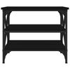 vidaXL Odkládací stolek černý 55 x 38 x 45 cm kompozitní dřevo