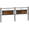 vidaXL R&aacute;m postele bez matrace Dub hněd&yacute; 107x203 cm Dřevěn&eacute; konstrukce