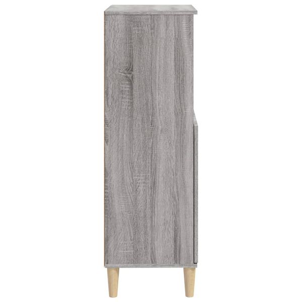 vidaXL Skříň highboard šedá sonoma 60 x 36 x 110 cm kompozitní dřevo