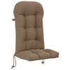 vidaXL Polstr na židli Adirondack PUTTEN 100% polyester Taupe