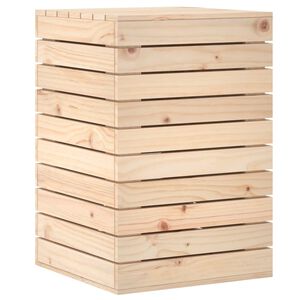 vidaXL Ko&scaron; na pr&aacute;dlo 44 x 44 x 66 cm masivn&iacute; borov&eacute; dřevo