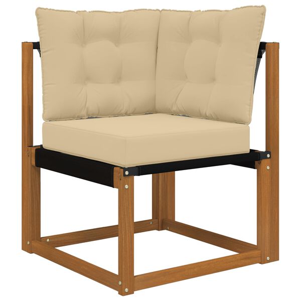 vidaXL Venkovn&iacute; pol&scaron;t&aacute;ř na pohovku 3 pcs B&eacute;žov&aacute; Polyester