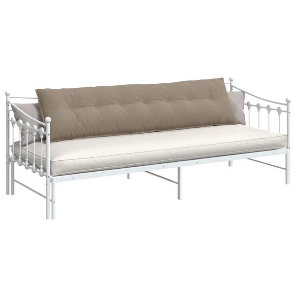 vidaXL Pol&scaron;t&aacute;ř na z&aacute;da Taupe 200 x 50 cm Mikrovl&aacute;kno