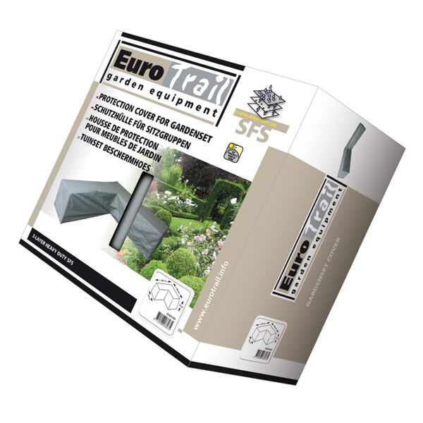 Eurotrail Plachta na zahradn&iacute; n&aacute;bytek ve tvaru L 305x305x100/70cm &scaron;ed&aacute;