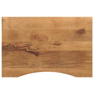 vidaXL Stoln&iacute; deska s v&yacute;řezem 100x60x2,5 cm masivn&iacute; hrub&yacute; mangovn&iacute;k