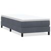 vidaXL Postel Box Spring bez matrace tmavě &scaron;ed&aacute; 100x210 cm samet