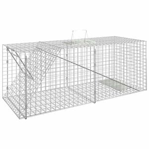 vidaXL Past na zv&iacute;řata 64,5 x 25 x 26,5 cm pozinkovan&eacute; železo