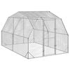 vidaXL V&yacute;běh pro slepice 2,5x4x2,25 m pozinkovan&aacute; ocel