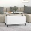 vidaXL Konferenčn&iacute; stolek b&iacute;l&yacute; 90 x 44,5 x 45 cm kompozitn&iacute; dřevo