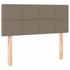 vidaXL Box spring postel s matrac&iacute; taupe 120x200 cm textil