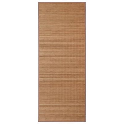 vidaXL Koberec bambus 100 x 160 cm hnědý