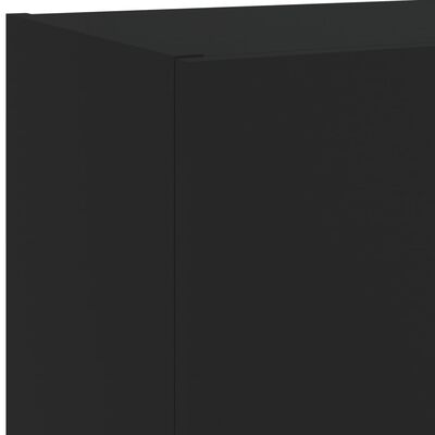 vidaXL TV skříňky s LED osvětlením 2 ks černé 40,5 x 30 x 90 cm