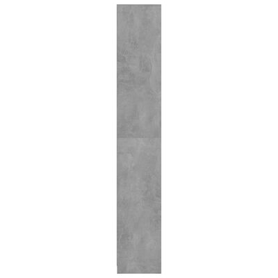 vidaXL Koupelnová skříňka betonově šedá 30 x 30 x 183,5 cm dřevotříska