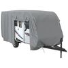 vidaXL Kryc&iacute; plachta na karavan &scaron;ed&aacute; 550x250x220 cm netkan&aacute; textilie
