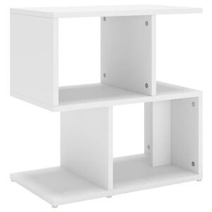 vidaXL Nočn&iacute; stolek b&iacute;l&yacute; 50 x 30 x 51,5 cm kompozitn&iacute; dřevo